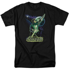 Justice League Of America Hal Galaxy Men's 18/1 Cotton Short-Sleeve T-Shirt
