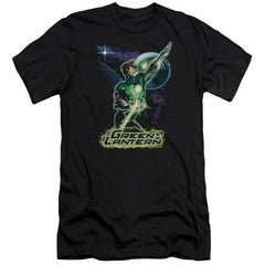 Justice League Of America Hal Galaxy Men's Ultra-Soft 30/1 Cotton Slim Short-Sleeve T-Shirt