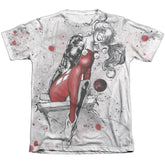 Justice League Of America Harley Sketch Sub Men's Regular Fit Poly Cotton Short-Sleeve T-Shirt