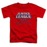 Justice League Of America Here I Come Toddler 18/1 Cotton Short-Sleeve T-Shirt