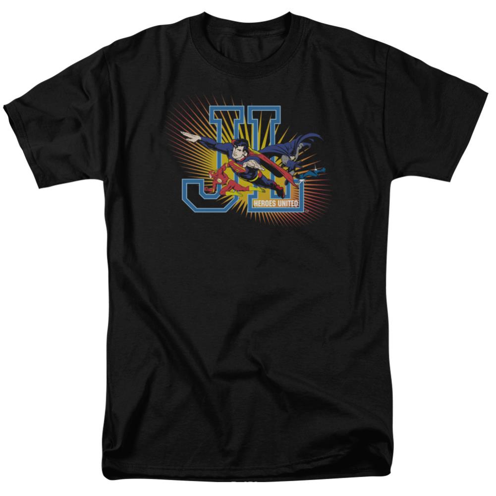 Justice League Of America Heroes United Men's 18/1 Cotton Short-Sleeve T-Shirt