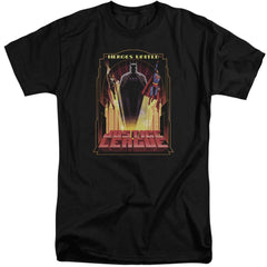 Justice League Of America Heroes United Men's 18/1 Tall Cotton Short-Sleeve T-Shirt