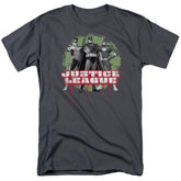 Justice League Of America JLA Trio Men's 18/1 Cotton Short-Sleeve T-Shirt
