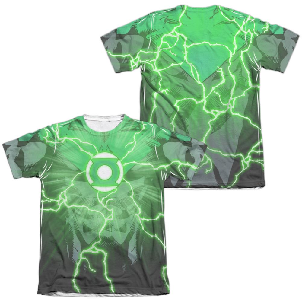 Justice League Of America John Burst (Front/Back Print) Men's Regular Fit Poly Cotton Short-Sleeve T-Shirt