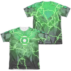 Justice League Of America John Burst (Front/Back Print) Men's Regular Fit Poly Cotton Short-Sleeve T-Shirt