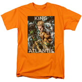 Justice League Of America King Of Atlantis Men's 18/1 Cotton Short-Sleeve T-Shirt