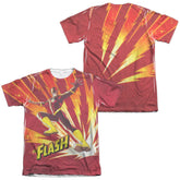 Justice League Of America Lightning Fast Men's Regular Fit Poly Cotton Short-Sleeve T-Shirt