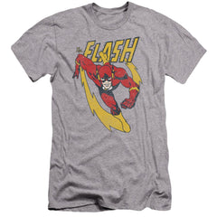 Justice League Of America Lightning Trail Men's Ultra-Soft 30/1 Cotton Slim Short-Sleeve T-Shirt