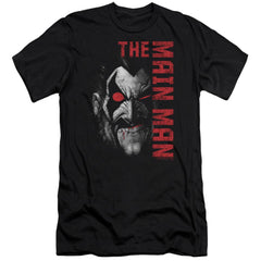 Justice League Of America Main Man Men's Ultra-Soft 30/1 Cotton Slim Short-Sleeve T-Shirt