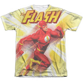 Justice League Of America Motion Blur Men's Regular Fit Poly Cotton Short-Sleeve T-Shirt