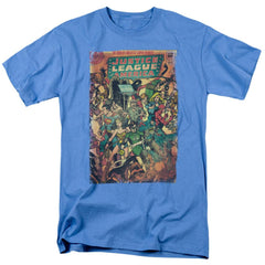 Justice League Of America No 212 Vintage Men's 18/1 Cotton Short-Sleeve T-Shirt