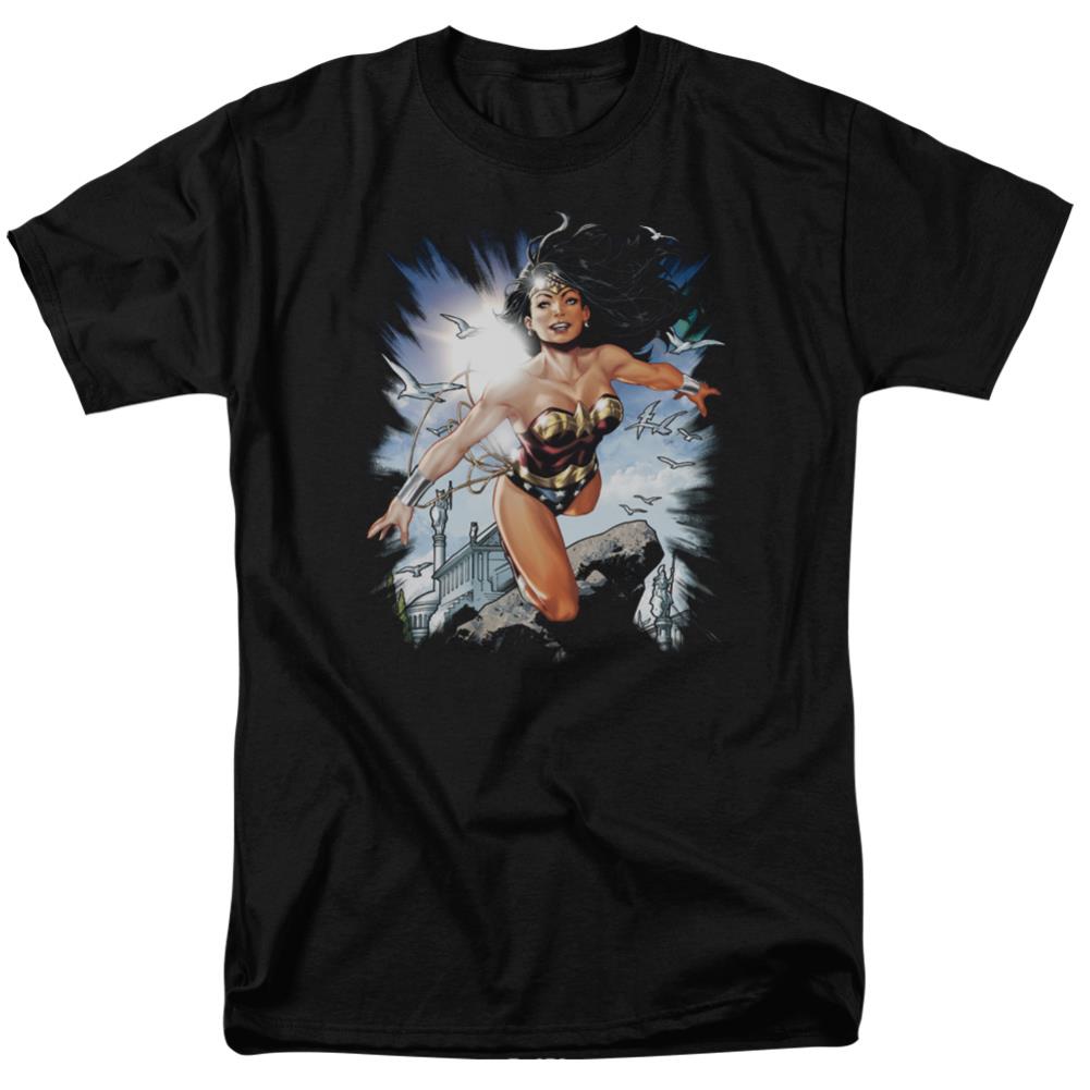 Justice League Of America Of Themyscira Men's 18/1 Cotton Short-Sleeve T-Shirt