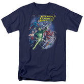 Justice League Of America Onward Men's 18/1 Cotton Short-Sleeve T-Shirt