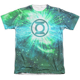 Justice League Of America Power Swirl Men's Regular Fit Poly Cotton Short-Sleeve T-Shirt