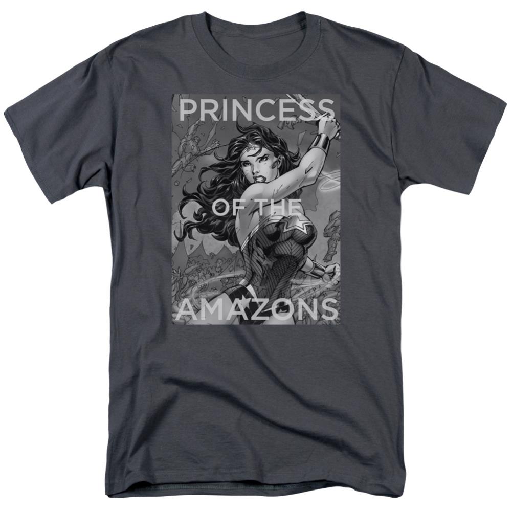 Justice League Of America Princess Of The Amazons Men's 18/1 Cotton Short-Sleeve T-Shirt