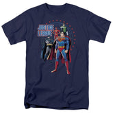 Justice League Of America Protectors Men's 18/1 Cotton Short-Sleeve T-Shirt