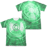 Justice League Of America Radial (Front/Back Print) Men's Regular Fit Poly Cotton Short-Sleeve T-Shirt