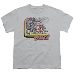 Justice League Of America Ready To Fight Youth 18/1 100% Cotton Short-Sleeve T-Shirt