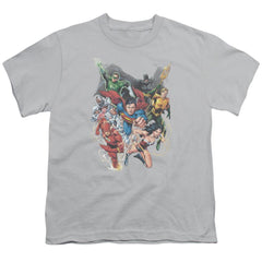 Justice League Of America Refuse To Give Up Youth 18/1 100% Cotton Short-Sleeve T-Shirt