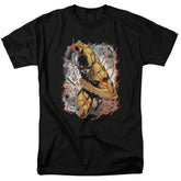 Justice League Of America Reversed Men's 18/1 Cotton Short-Sleeve T-Shirt