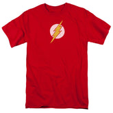 Justice League Of America Rough Flash Men's 18/1 Cotton Short-Sleeve T-Shirt