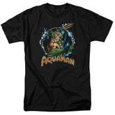 Justice League Of America Ruler Of The Seas Men's 18/1 Cotton Short-Sleeve T-Shirt
