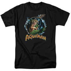 Justice League Of America Ruler Of The Seas Men's 18/1 Cotton Short-Sleeve T-Shirt