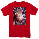 Justice League Of America Say My Name Men's 18/1 Cotton Short-Sleeve T-Shirt