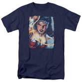Justice League Of America Scowl Men's 18/1 Cotton Short-Sleeve T-Shirt