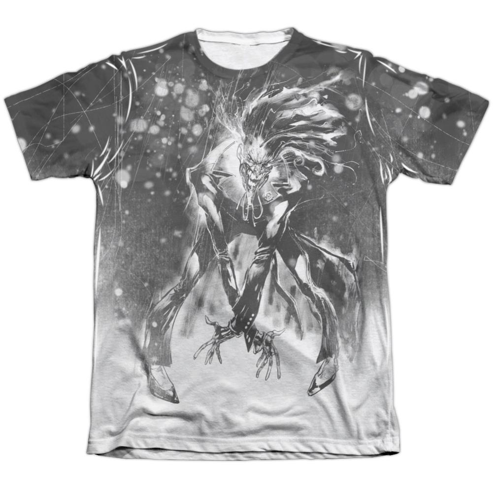 Justice League Of America Sketchy Joker Men's Regular Fit Poly Cotton Short-Sleeve T-Shirt