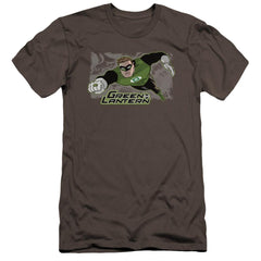 Justice League Of America Space Cop Men's Ultra-Soft 30/1 Cotton Slim Short-Sleeve T-Shirt