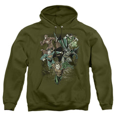 Justice League Of America Spacing Out Men's Pull-Over 75 25 Poly Hoodie