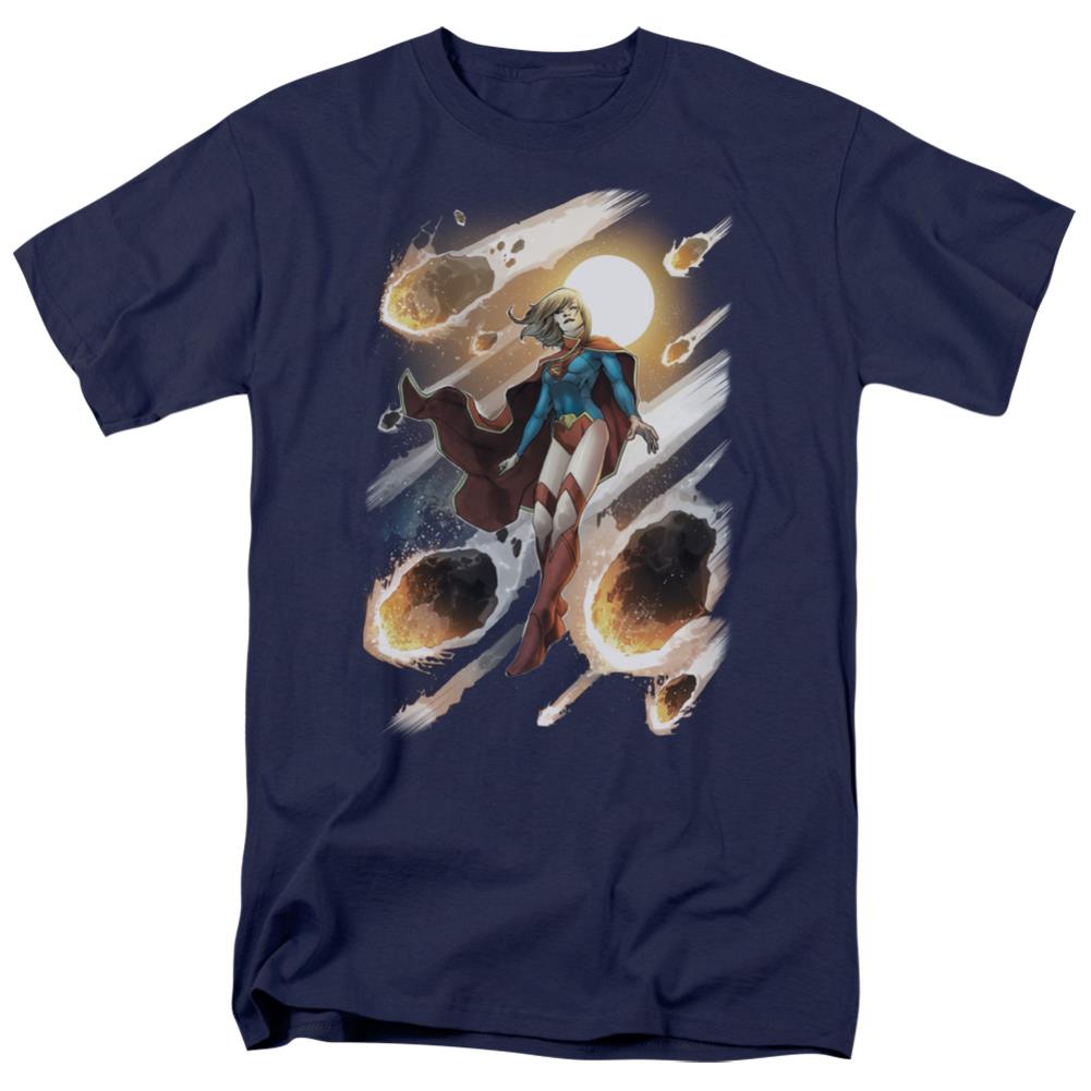Justice League Of America Supergirl #1 Men's 18/1 Cotton Short-Sleeve T-Shirt