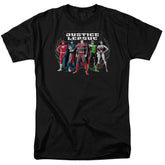 Justice League Of America The Big Five Men's 18/1 Cotton Short-Sleeve T-Shirt
