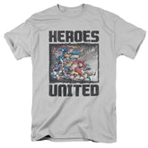 Justice League Of America The Charge Men's 18/1 Cotton Short-Sleeve T-Shirt