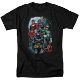 Justice League Of America The Four Men's 18/1 Cotton Short-Sleeve T-Shirt