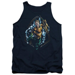 Justice League Of America Thrashing Men's 18/1 Cotton Tank Top