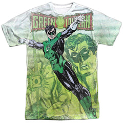 Justice League Of America Vintage Leap Men's Regular Fit Polyester Short-Sleeve T-Shirt