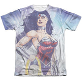 Justice League Of America Warrior Goddess Men's Regular Fit Poly Cotton Short-Sleeve T-Shirt