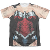 Justice League Of America Wonder 52 Men's Regular Fit Poly Cotton Short-Sleeve T-Shirt
