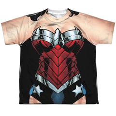 Justice League Of America Wonder 52 Youth Regular Fit Poly Short-Sleeve T-Shirt