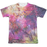 Justice League Of America Wonder Galaxy Men's Regular Fit Poly Cotton Short-Sleeve T-Shirt