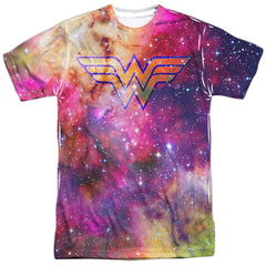 Justice League Of America Wonder Galaxy Men's Regular Fit Polyester Short-Sleeve T-Shirt