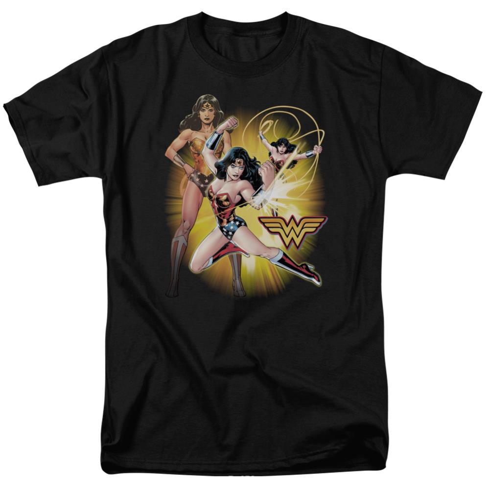 Justice League Of America Wonder Woman Men's 18/1 Cotton Short-Sleeve T-Shirt
