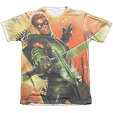 Justice League Of America Worth A Shot Men's Regular Fit Poly Cotton Short-Sleeve T-Shirt