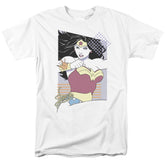 Justice League Of America WW 80s Minimal Men's 18/1 Cotton Short-Sleeve T-Shirt