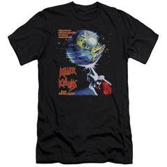 Killer Klowns From Outer Space Invaders Men's Ultra-Soft 30/1 Cotton Slim Short-Sleeve T-Shirt