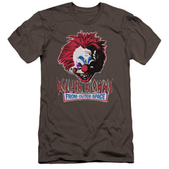 Killer Klowns From Outer Space Rough Clown Men's Ultra-Soft 30/1 Cotton Slim Short-Sleeve T-Shirt