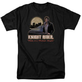 Knight Rider Full Moon Men's 18/1 Cotton Short-Sleeve T-Shirt