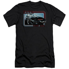 Knight Rider Kitt Men's Ultra-Soft 30/1 Cotton Slim Short-Sleeve T-Shirt